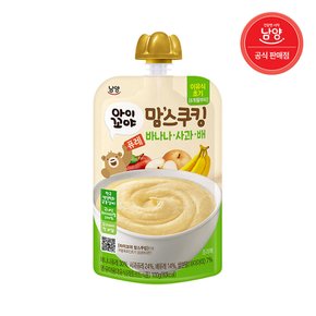 맘스쿠킹 유아 이유식(6개월~) 바나나사과배 100g