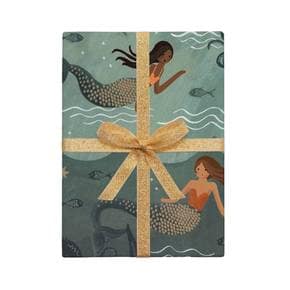 Mermaid Wrapping 3 Sheets 포장지