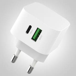 25W USB PD PPS 듀얼 멀티 포트 아이폰 갤럭시 C타입 초고속 충전기 어댑터 8핀