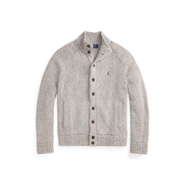 남성 울 블렌드 모크넥 카디건(MNPOSWE16822372020)