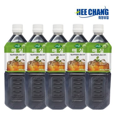  희창 자연생각 매실차 980ml X 5개 아이스티 액상 희석음료