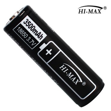  [하이맥스, HI-MAX] 하이맥스 18650배터리 3.7v 충전건전지 고용량 3500mAh