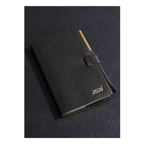 스마이슨 파나마 크로스 그레인 가죽 2026 위클리 다이어리 펜슬 포함 46376663162968480