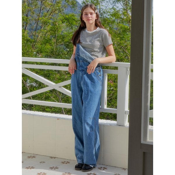 [리퍼브]ANC WIDE DENIM OVERALL