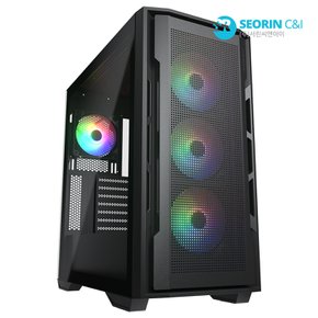 [서린공식] COUGAR UNIFACE RGB 블랙