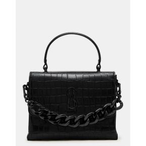 5382480 Steve Madden Worsh Crocodile Bag Black