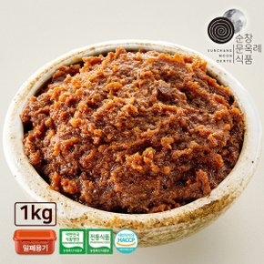 순창문옥례식품 명인 우리콩 전통 쌈장 1kg 밀폐용기