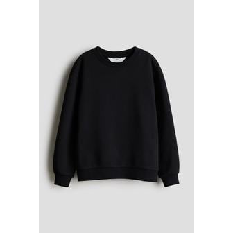 H&M 스웨트셔츠 블랙 0554141035