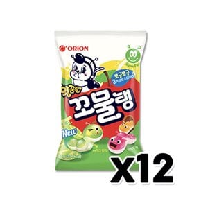 오리온 꼬물탱 젤리 디저트간식 62g x 12개