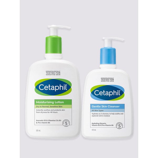 모이스춰라이징 로션 591ml + 젠틀 스킨 클렌저 473ml