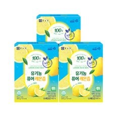 종근당 유기농 퓨어 레몬즙 25g (14포x3박스)