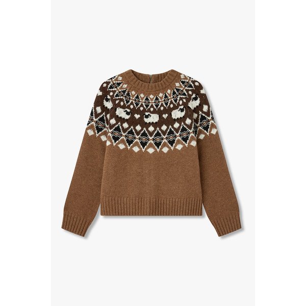 노르딕 패턴 니트 풀오버 7115450Z03164