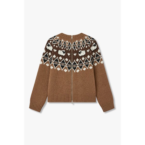 노르딕 패턴 니트 풀오버 7115450Z03164