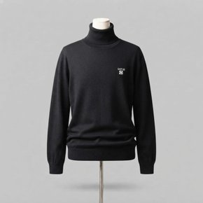 로렌 터틀넥 니트 블랙 EVR SA264UKT02 BLK