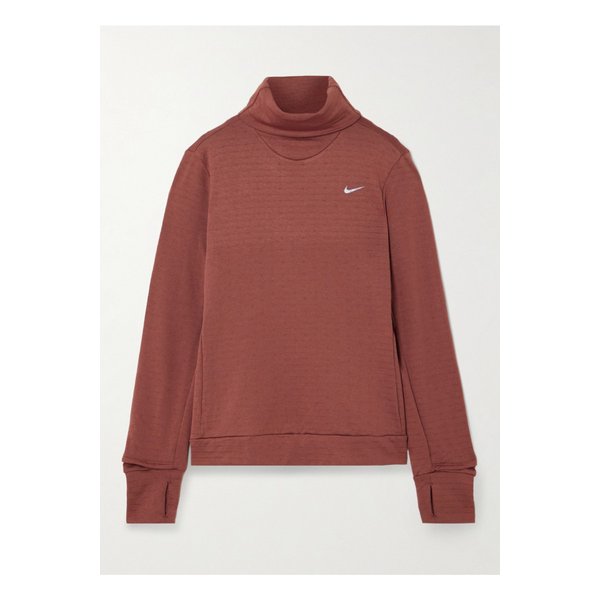 스트레치 저지 터틀넥 탑 레드 1647597343781272