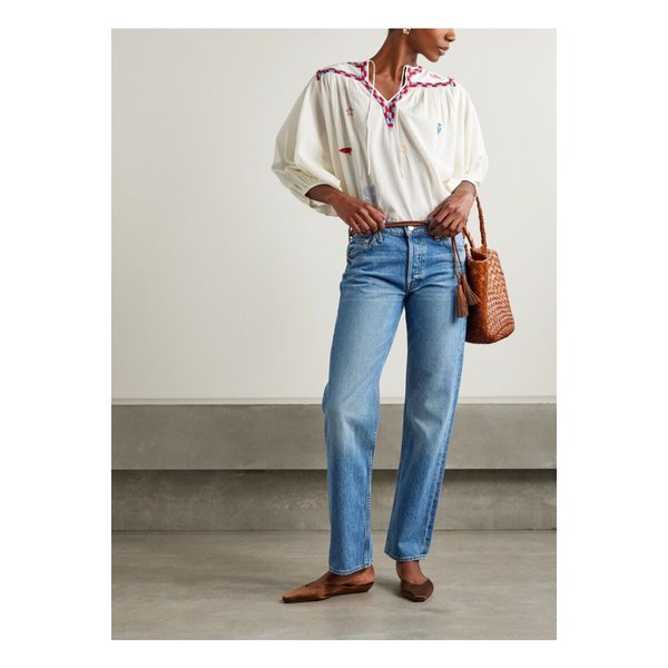 스마티 미드라이즈 슬림 진 미드 데님 1647597358006918