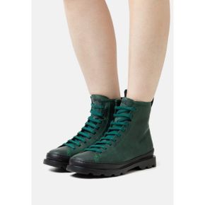 4014368 Camper BRUTUS - Lace-up ankle boots dark green