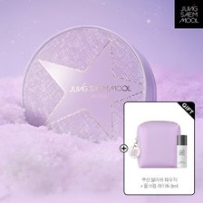 정샘물 [라벤더퍼플에디션] 에센셜 스킨 누더 쿠션(본품+리필) + 블러쉬 파우치 + 물크림라이트 8ml