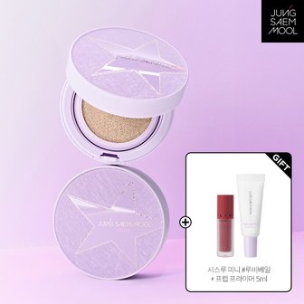 정샘물 [25 홀리데이] 에센셜 스킨 누더 쿠션(본품+리필) + 시스루 틴트(미니) 루비베일 + 프라이머 5ml