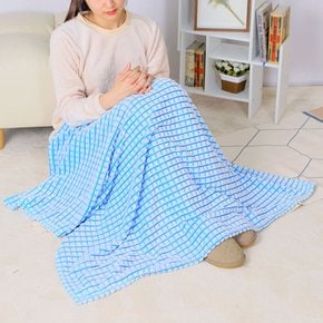 극세사 무릎담요 차박 캠핑_120cmx110cm_블루