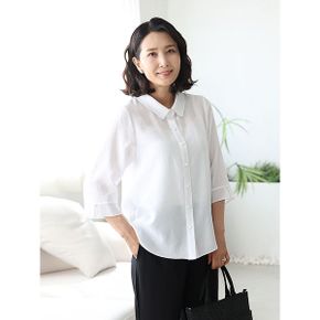 T57533 모던클래식 카라 셔츠 5컬러 60대 엄마옷_P423570215