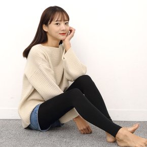 기모스타킹 2종세트 유발 무발 겨울 학생 검정스타킹