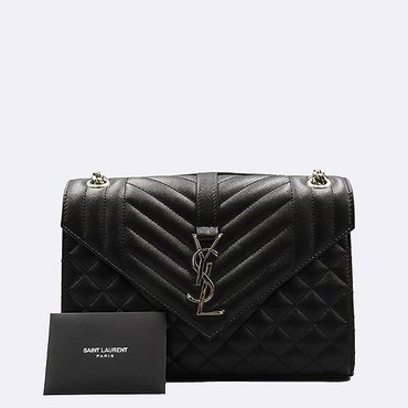 입생로랑 고이비토 중고명품 생로랑 그랑 드 뿌드르 퀼팅 가죽 ENVELOPE 미디엄 백  K4559YSL