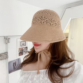 / SS 썸머 지사 보넷 리본 끈 햇