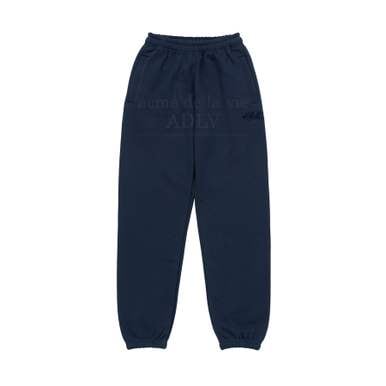 ADLV CLUB LOGO TRAINING PANTS NAVY-ADLV클럽