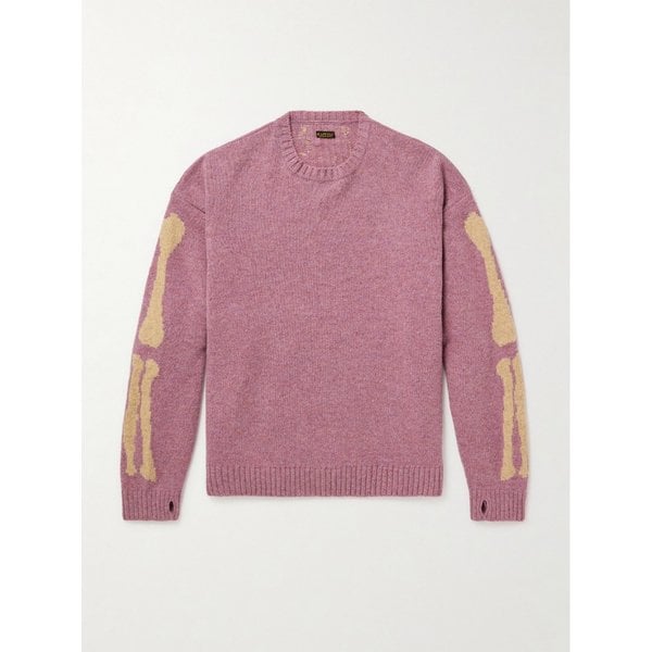 본 오버사이즈 인타르시아 울 스웨터 46376663162925138