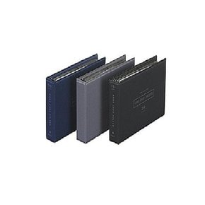 문화 PVC 실키 명함첩 200매 청색 A200