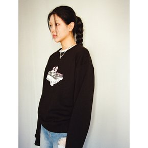 VINTAGE CAR SWEATSHIRT (BLACK)