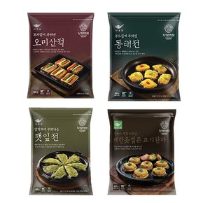 사옹원 간편 제수세트(명절음식) 4종 오미산적동태전깻잎전계란옷입은고기완자 사옹원 사옹원 사옹원원