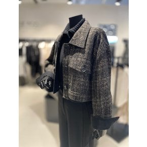 [여주점] [데무] 빅포켓 체크크롭 자켓 AW2310150