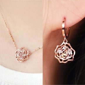 18K GOLD [세트][목걸이+귀걸이] P11571-1