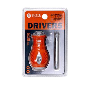 롯데 주먹양용 드라이버 6x38mm/일자드라이버 십자자드라이버 양용드라이버