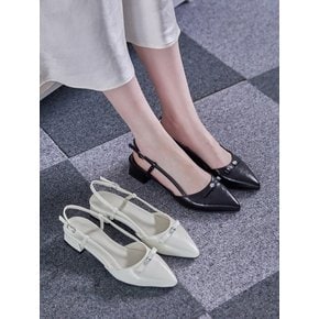 [단독]Delfina 델피나 리본 슬링백 4cm