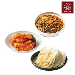 청담미가 총각김치 3kg+백김치 3kg+열무김치 2kg