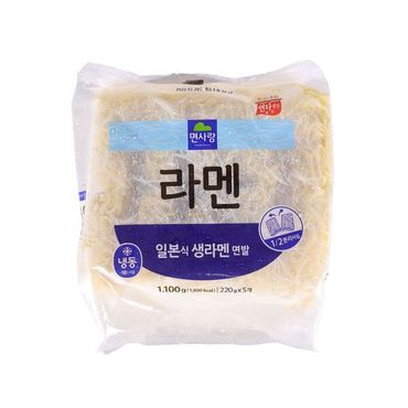  면사랑 일본식 생라멘 5입 1.1kg 라면 라멘 냉동 업소용