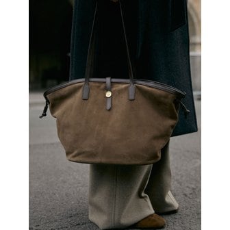 르메메 [단독] Sac Benoit Suede KhakiBrown
