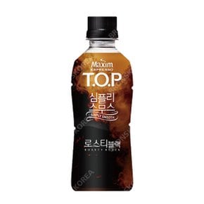 동서 맥심 TOP 티오피 심플리스무스 로스티 블랙 360ml X 20PET(1박스) 커피