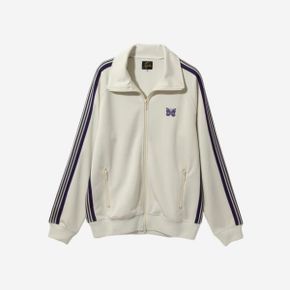 니들스 트랙 자켓 폴리 스무스 아이스 화이트 Needles Track Jacket Poly Smooth Ice White