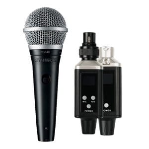  SHURE 강의용마이크 PGA48-LC 무선마이크 변환 FC-91W