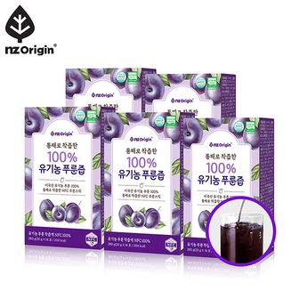 엔젯오리진 [3+2][엔젯오리진] 통째로 착즙한 100% 유기농 푸룬즙 14포 (총 70회분)