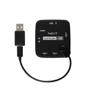 엠지솔루션 (이지넷) USB2.0 3포트 OTG USB허브카드리더기 콤보 NEXT-495UCG