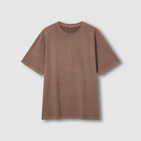 남 워싱 오버핏 반팔 티셔츠 J116201060071