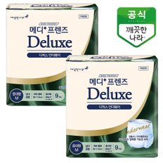 깨끗한나라 메디프렌즈 디럭스 언더웨어 중대형 9개입x2팩