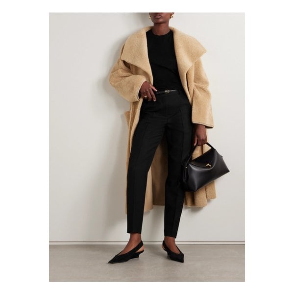 크레이프 슬림 팬츠 블랙 1647597343134971