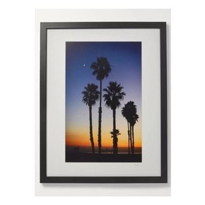 Framed 2018 Stephen Albanese LA Sunset Print, 16 x 20