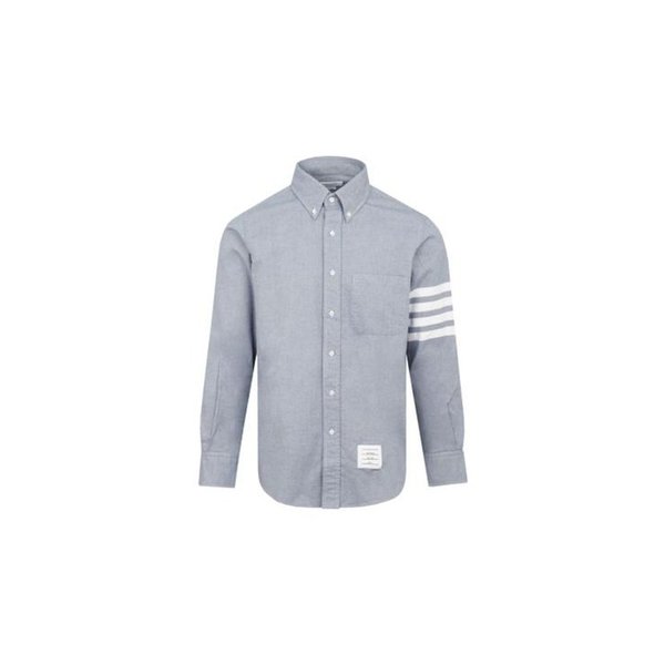 26SS 톰브라운 플란넬 4바 셔츠 MWL272A 05245 480 BLUE DOM